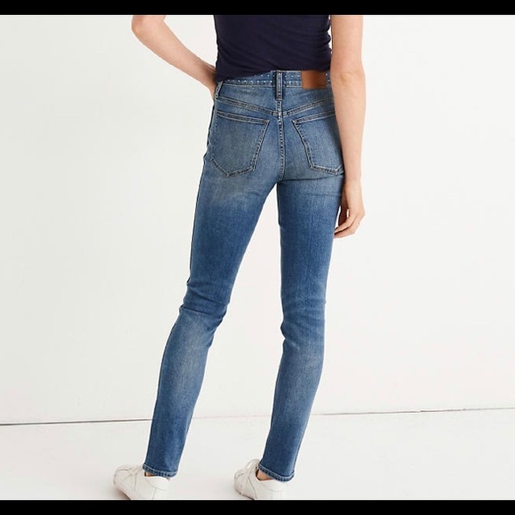 HP🌟🎈Madewell ✨NWTs✨10" High-Rise Stud Edition - Picture 3 of 10